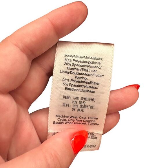 DKNY Mesh Ruched Sleeveless Top Sz Small - Picture 5 of 5